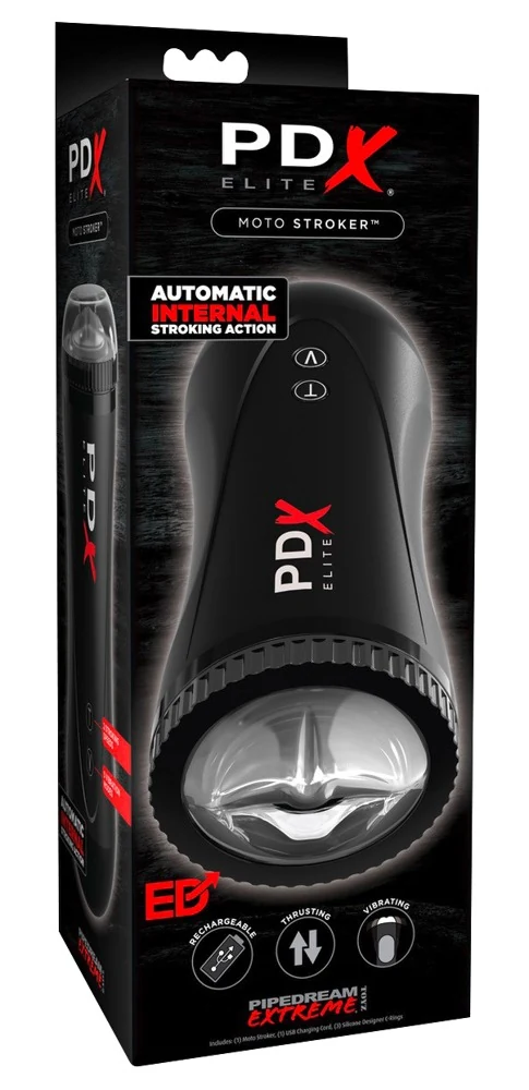 Automatische masturbator met vibratie en stuwfunctie