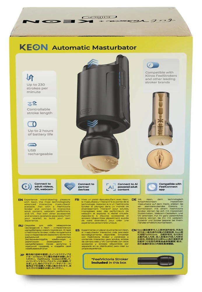 Kiiroo Keon WiFi & Feel Victoria June combo