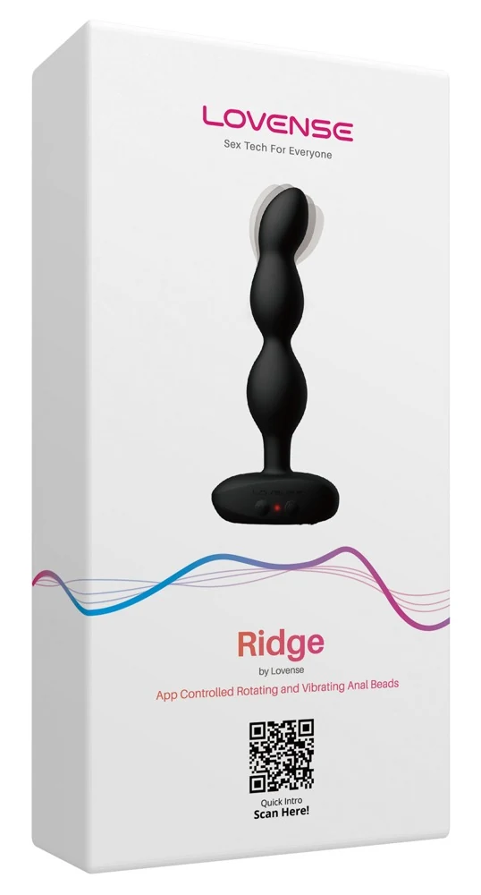 Lovense Ridge anaalvibrator met app en rotatie
