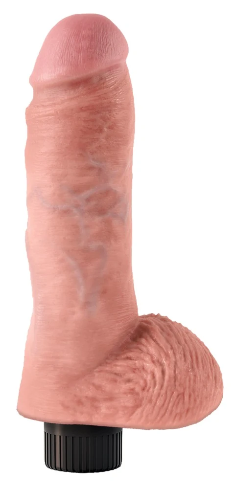 Buigbare vibrator met zuignap 24 cm