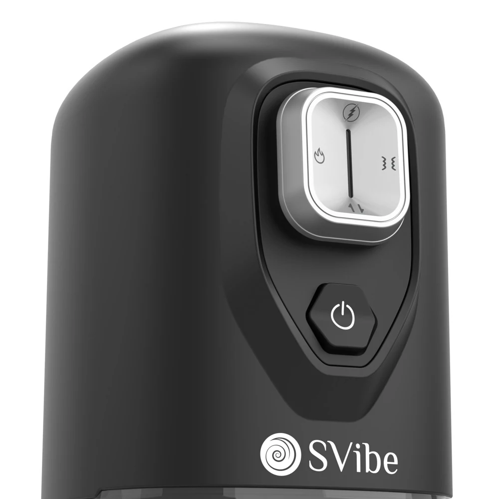 SVibe IKON VOLT masturbator met vibratie, massage en warmte