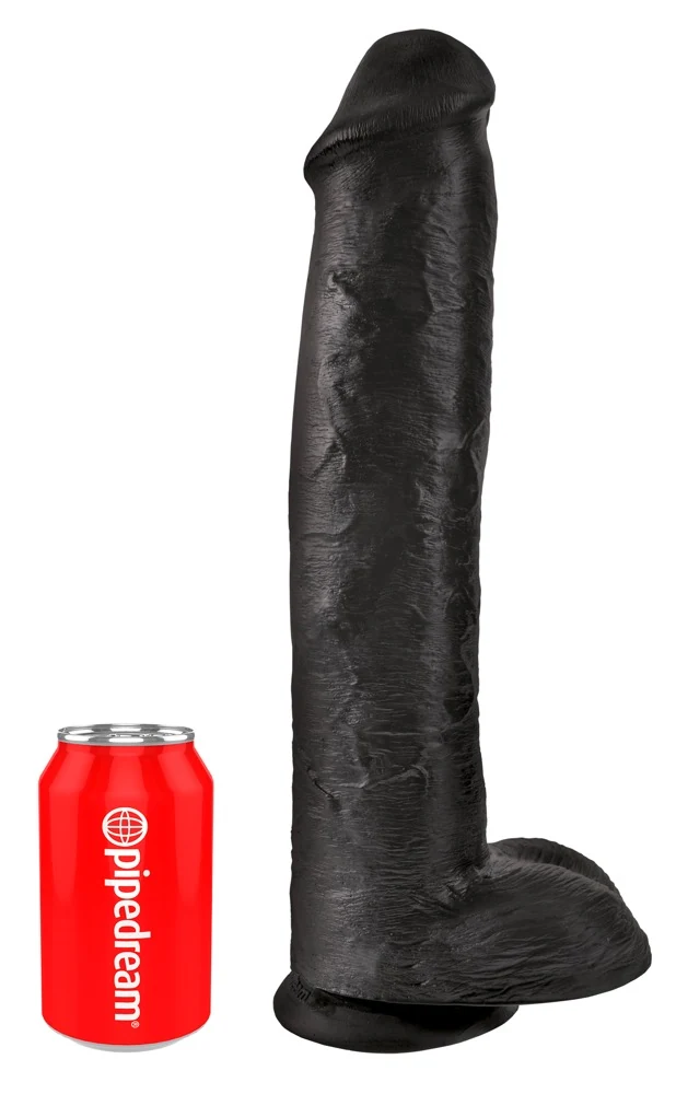 XXL realistische dildo met zuigvoet 38,1 cm