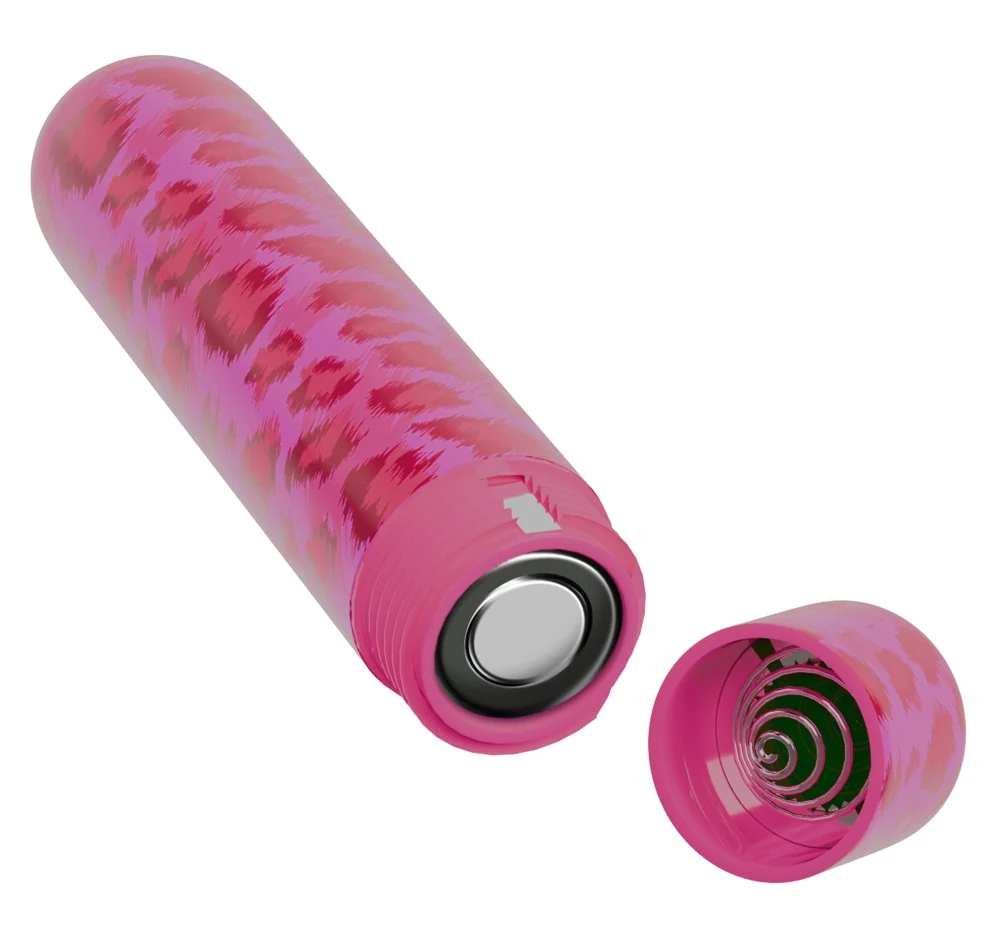 beau cœur LEO minivibrator roze luipaard