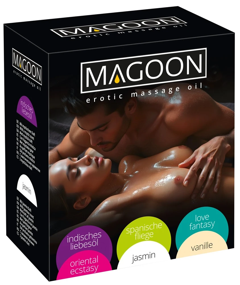Magoon massageolie voordeelverpakking 6 x 100 ml