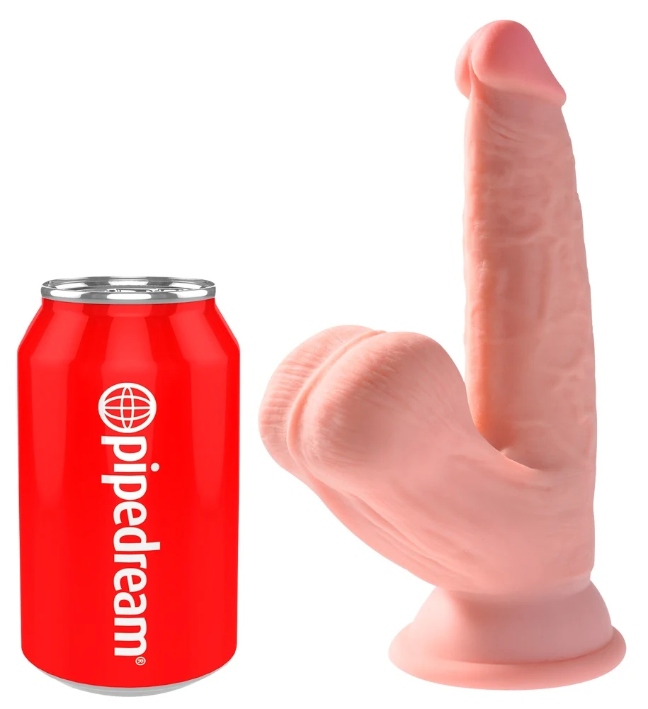 Realistische dildo met zuigvoet 19,5 cm