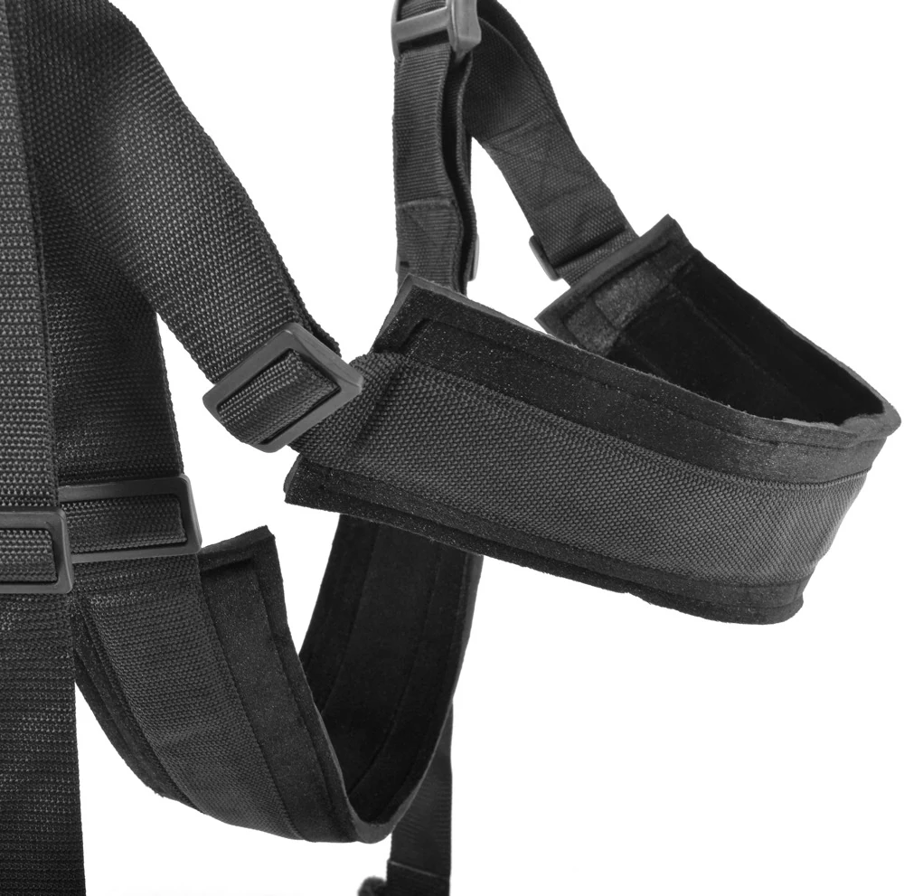 Zwarte love swing met voetlussen