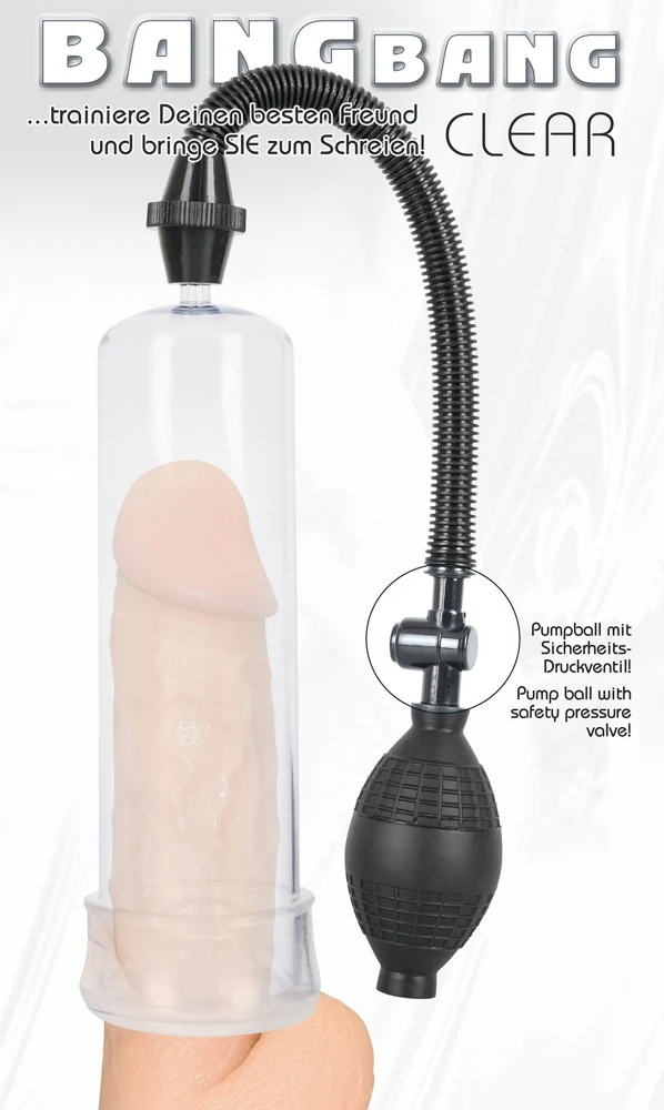 Vacuümpomp voor penis- en potentietraining