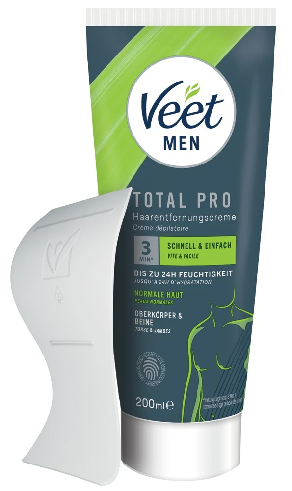 Veet Men TOTAL PRO ontharingscrème 200 ml
