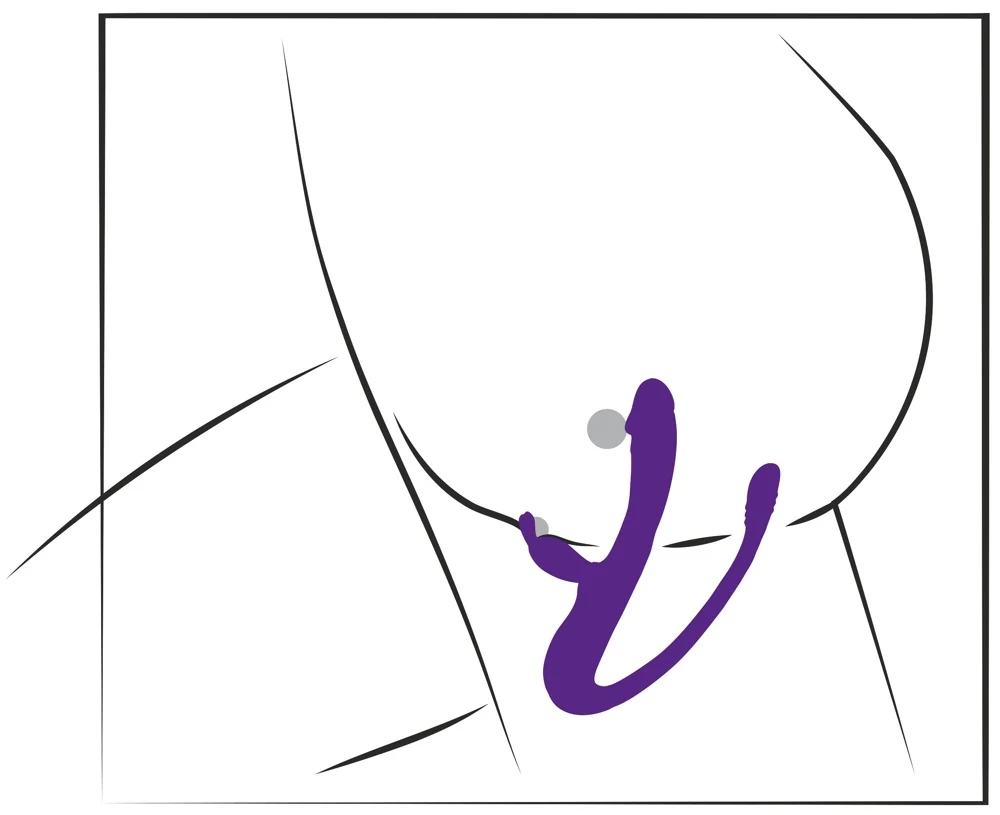 Sweet Smile rabbit vibrator met G-spot en anal tickler