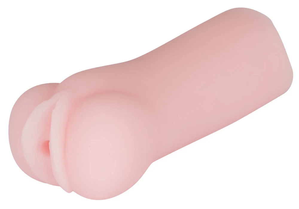Compacte masturbator met vagina-vorm