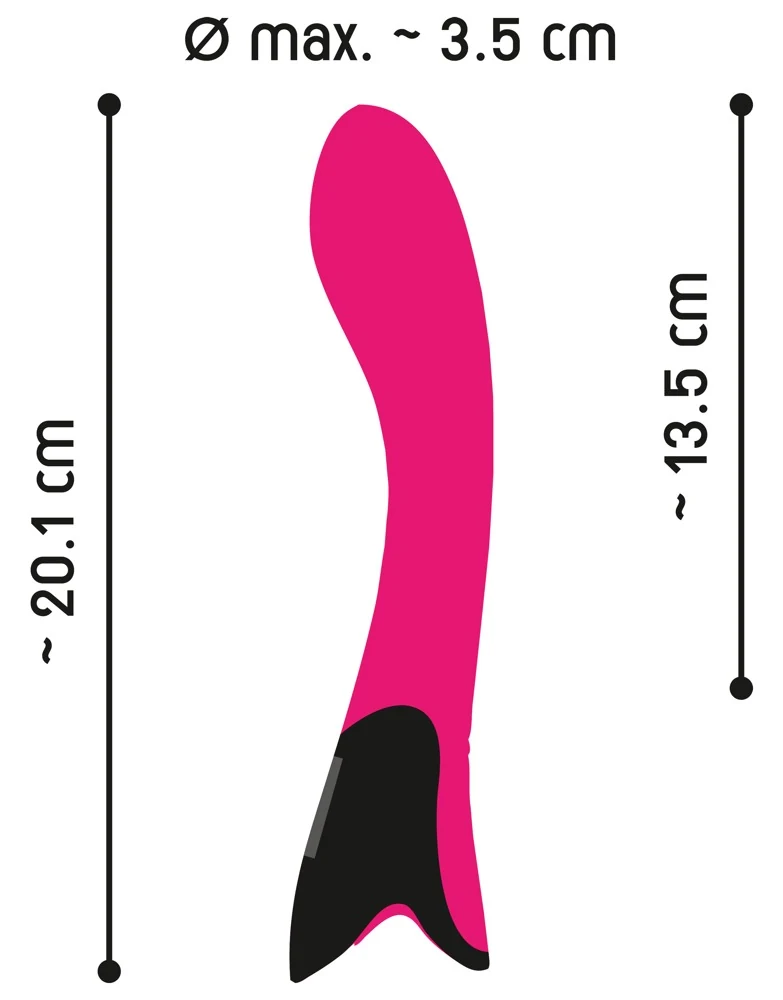 Pink Sunset G-Spot vibrator met display