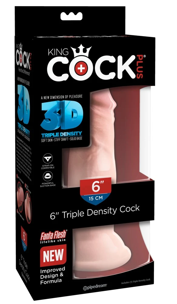 King Cock Plus Triple Density dildo 18,4 cm