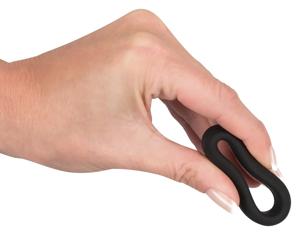 Black Velvets penisring siliconen 3,2 cm