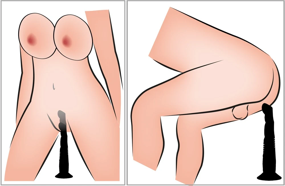 G en P-Spot Thrusting Vibrator met Zuigbasis