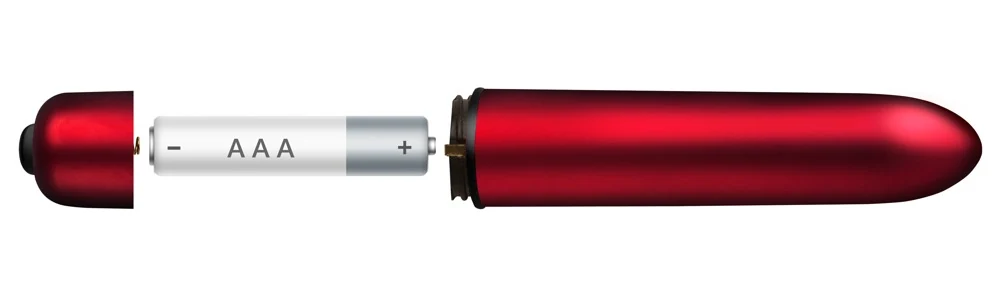 Rode vibrobullet met 10 standen
