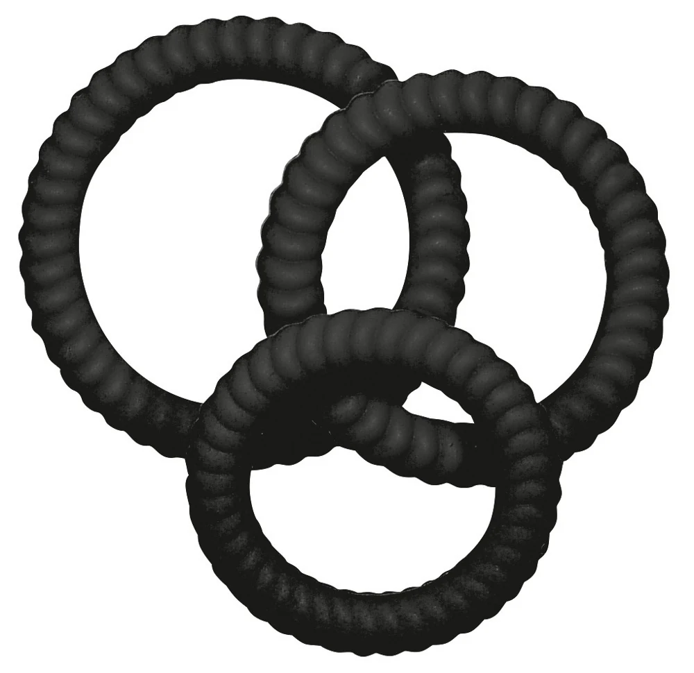 Siliconen penisringen set 3-delig