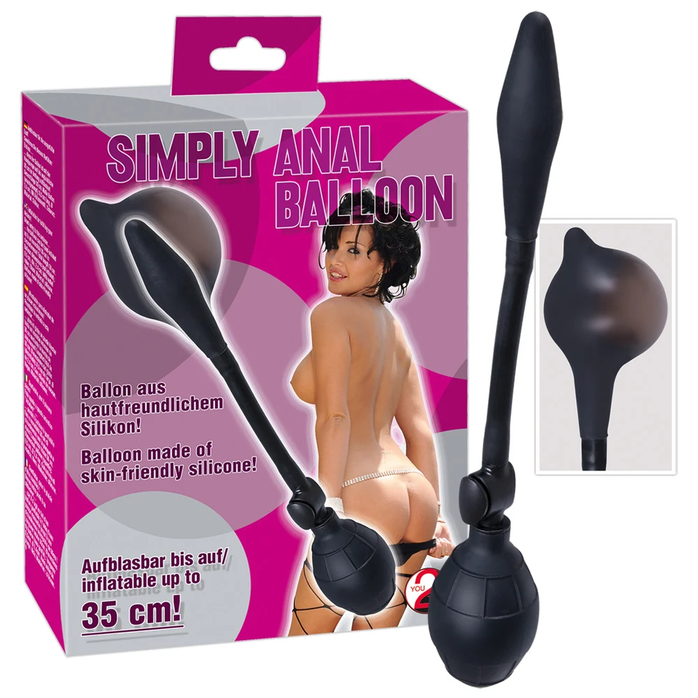 Simply Anal Balloon siliconen opblaasbare plug