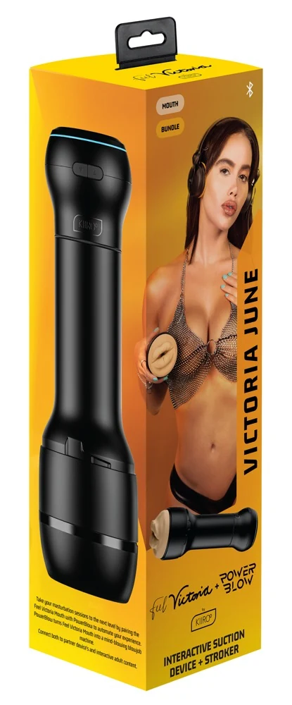 Kiiroo Feel Victoria June Mouth Stroker + PowerBlow