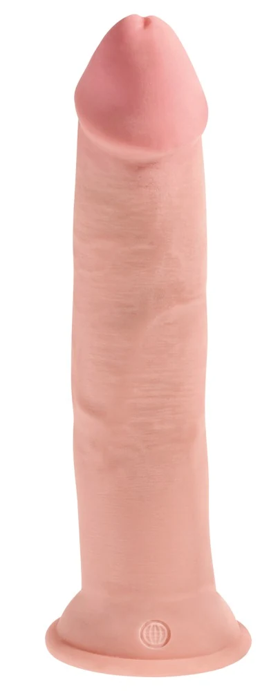 Realistische dildo met zachte buitenlaag en zuigvoet