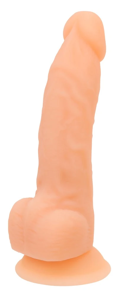Roterende en vibrerende siliconen dildo met afstandsbediening