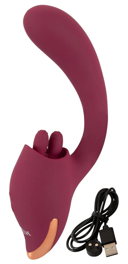 Javida 2 Function Vibrator met likfunctie
