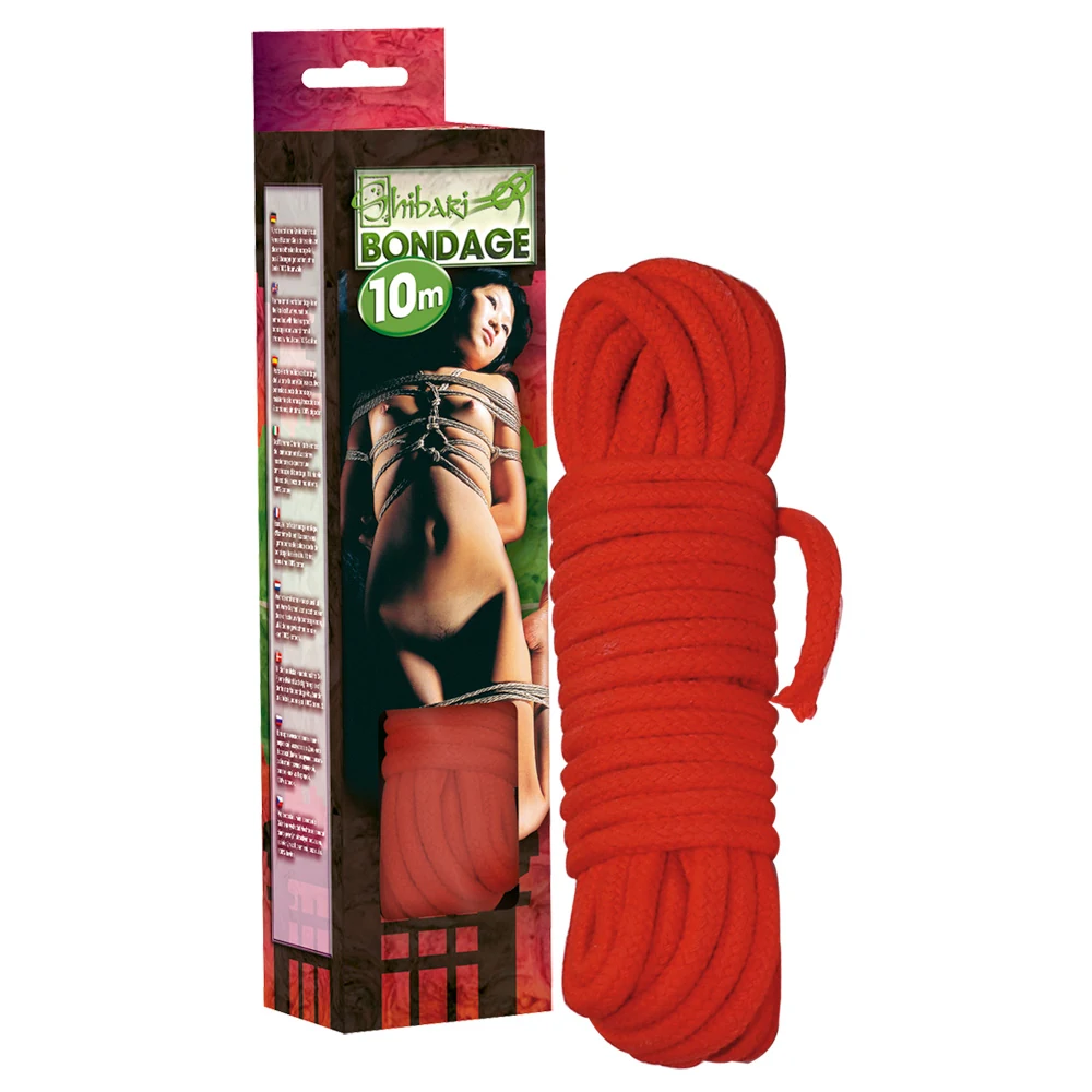 Rood bondage touw van katoen