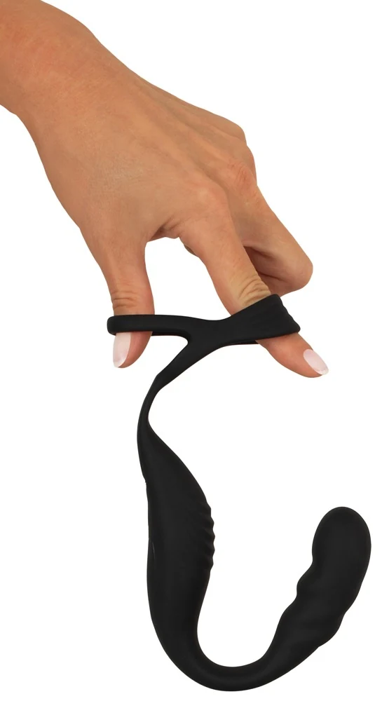 Cock ring met afstandsbediening en prostaatplug