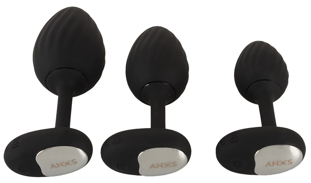 RC Butt Plug Set met Vibratie