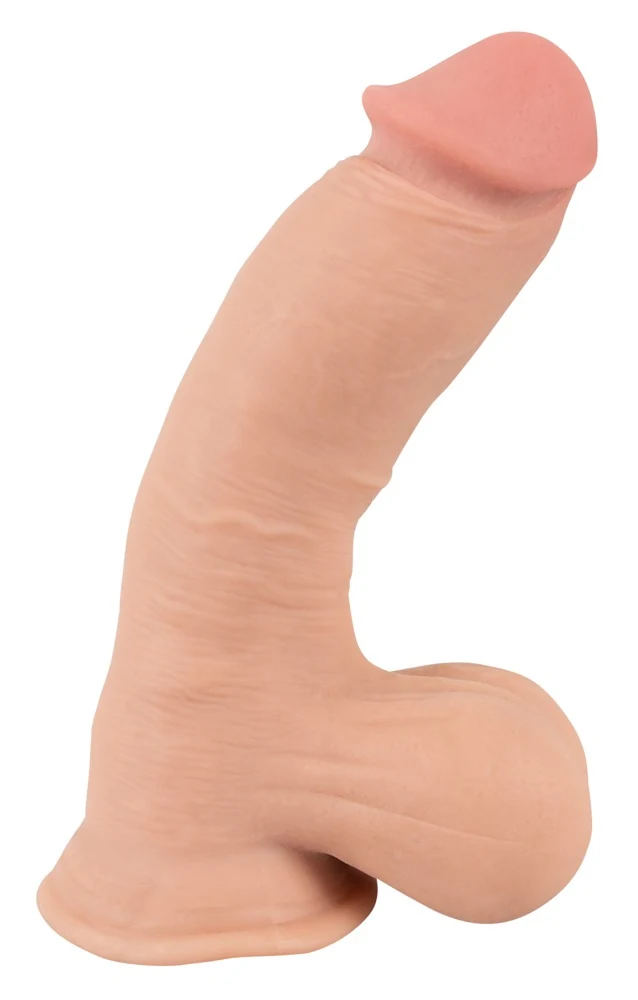 Nature Skin dildo met zuignap 19,9 cm