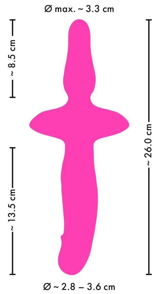 2-in-1 vibrator en buttplug