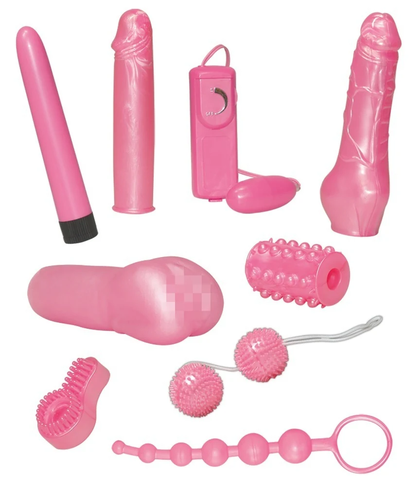 9-delige liefdesset roze