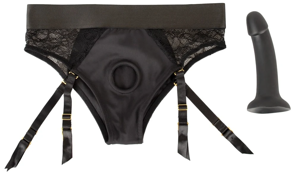 Strap-on slip met siliconen dildo
