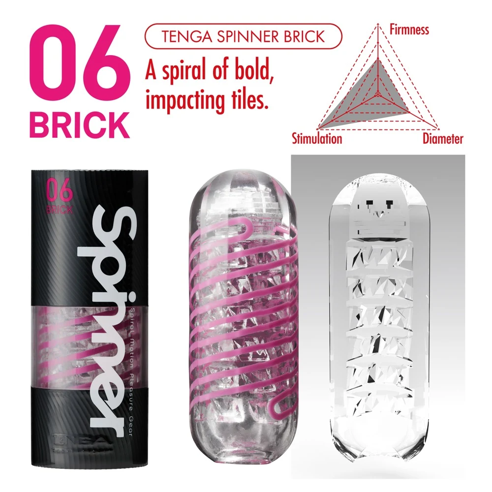 TENGA Spinner transparante masturbator