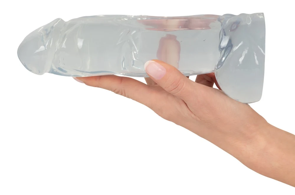 Crystal Clear Big Dong transparante dildo 21,5 cm