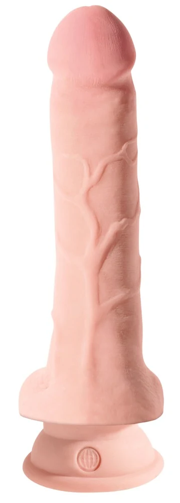 Realistische dildo met zachte buitenlaag en zuigvoet