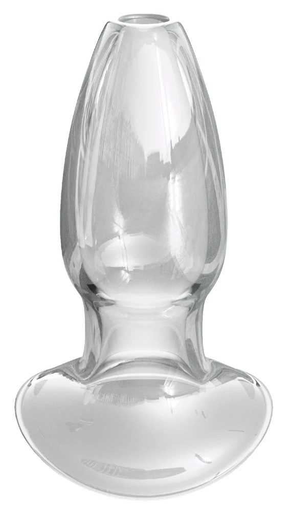 Holle anaalplug van borosilicaatglas