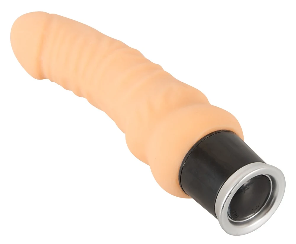 Realistische vibrator met buiging en 8 standen