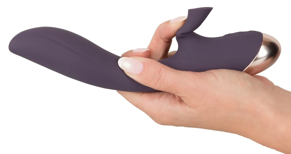 Clitoriszuiger met G-spot vibrator oplaadbaar