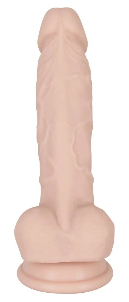 Siliconen dildo met zuignap 18 cm