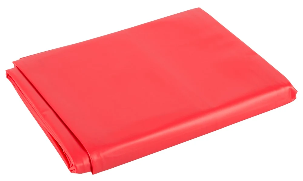 Vinyl laken rood 200 x 230 cm