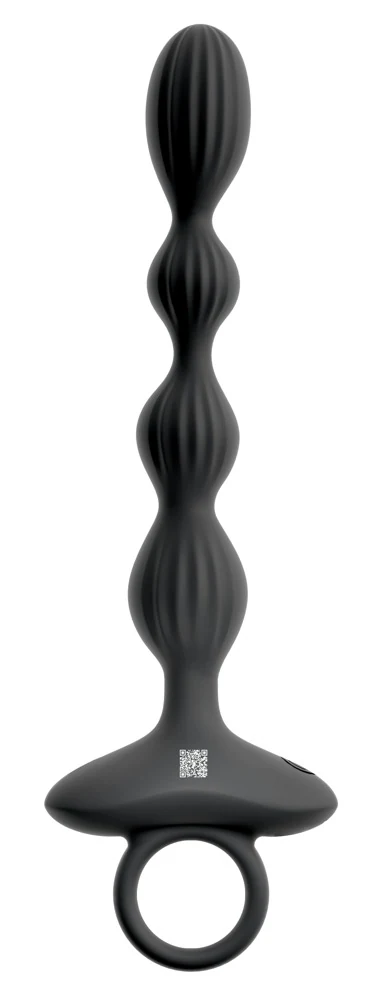 ANOS flexibele anale beads met vibratie