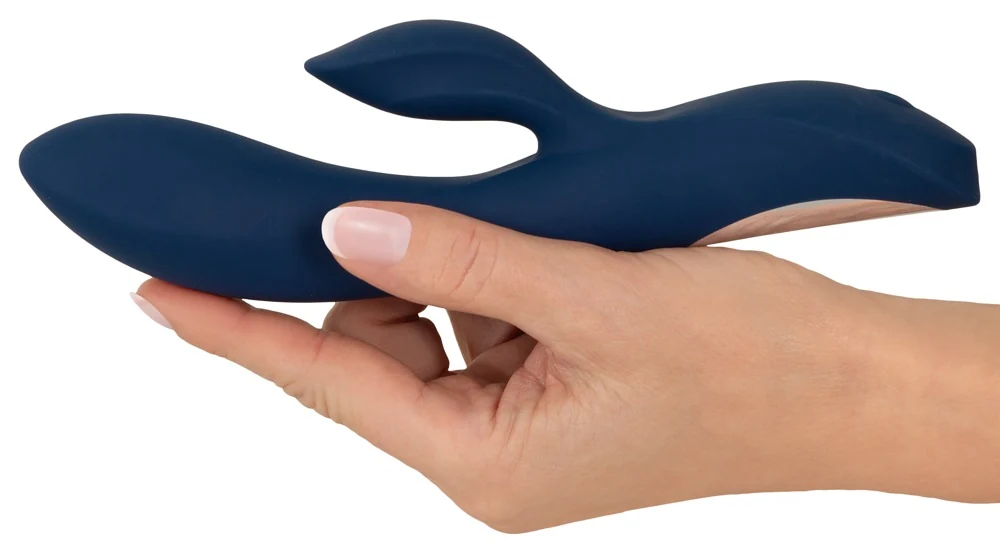 Elegante rabbit vibrator met dubbele stimulatie