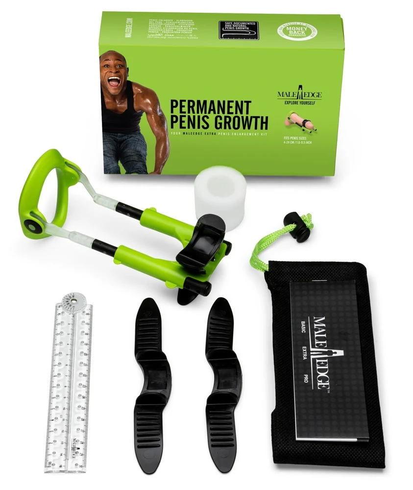 Penis expander met trainingsaccessoires