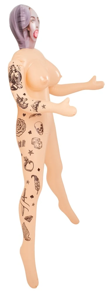 Naughty Dollz opblaasbare love doll met tattoos