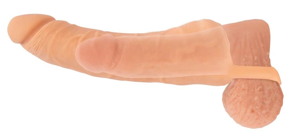 Nature Skin 2-in-1 Extension + Masturbator Large