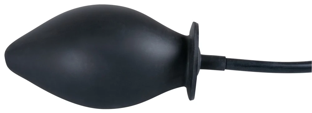 trueBlack opblaasbare buttplug siliconen