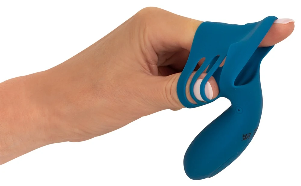Vibrerende penisring met brede siliconen ring