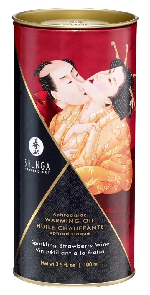 Shunga Aphrodisiac Warming Oil Strawberry Wine 100 ml