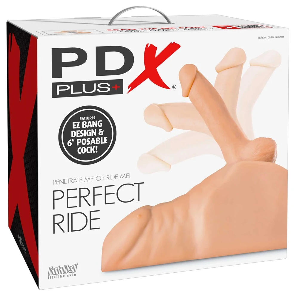 PDX Plus mannelijke torso met flexibele penis