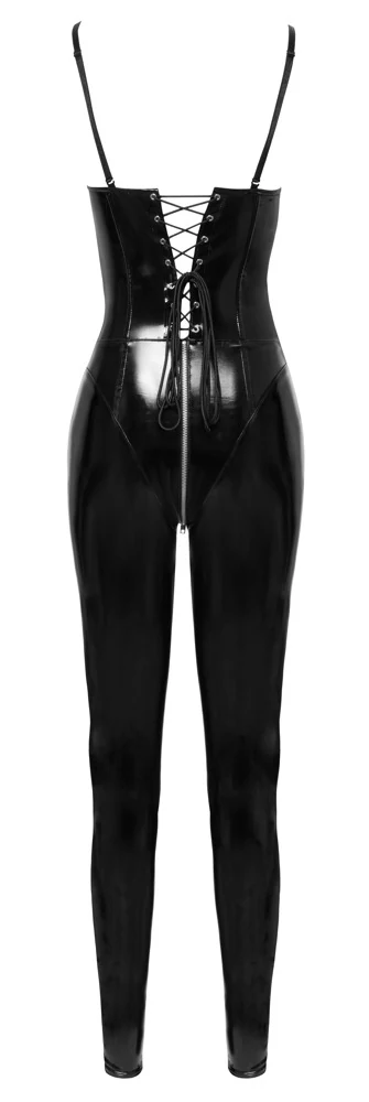 Black Level lak overall in korsetstijl